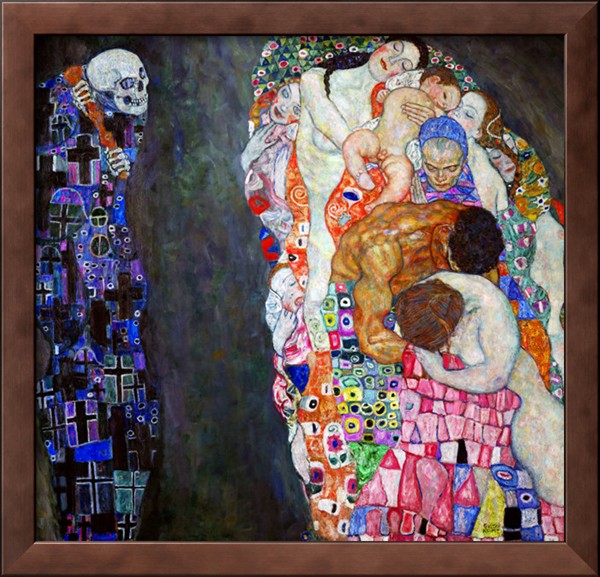 Life and Death - Gustav Klimt Paintings